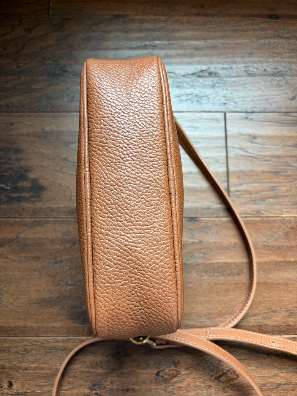 Quince Tan Leather Crossbody Bag - Picture 7 of 9